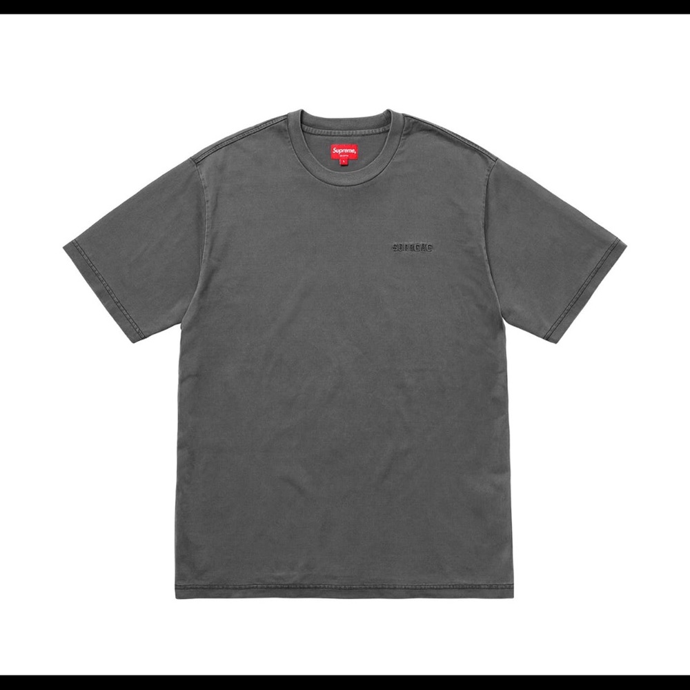 SUPREME OVERDYED TEE BLACK SS18